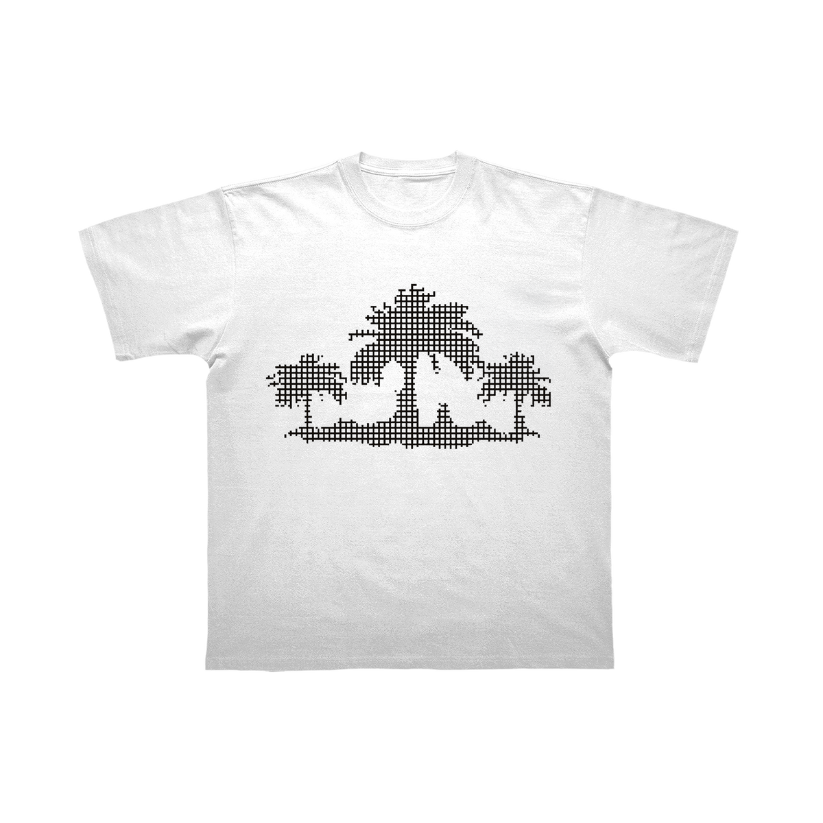 T-shirt Noviceland - Code barre blanc